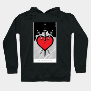 3 of Swords Hoodie